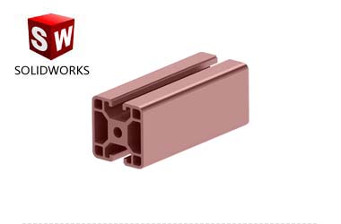 4040-2N180鋁型材3d模型下載 4040-2N180鋁型材3d模型下載